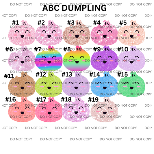 ABC DUMPLING CARDSTOCK - sold. & shipped by kaleidoscope Kreationss