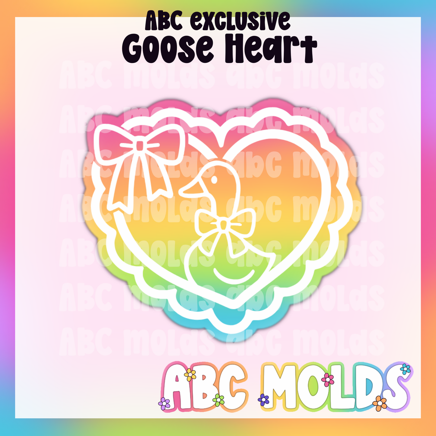 Goose Heart Silicone Mold