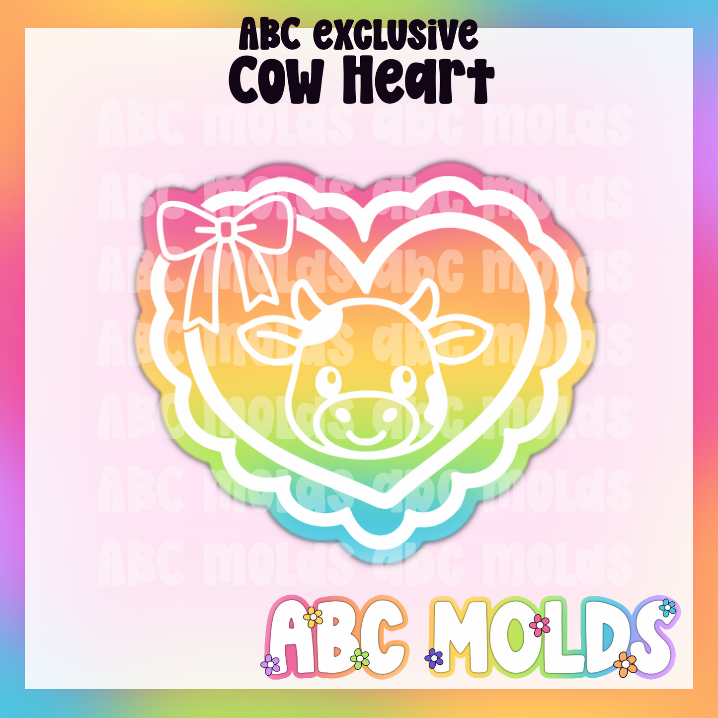 Cow Heart Silicone Mold