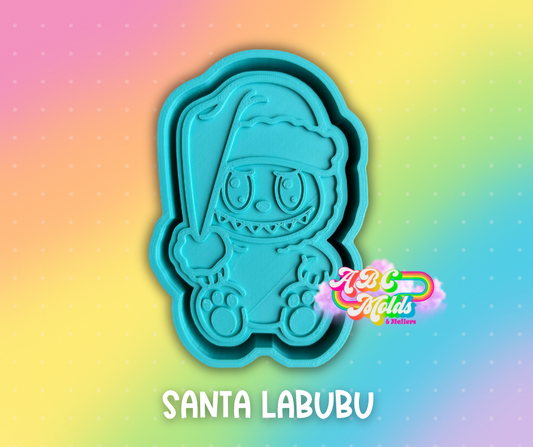 Santa Labubu Silicone Mold