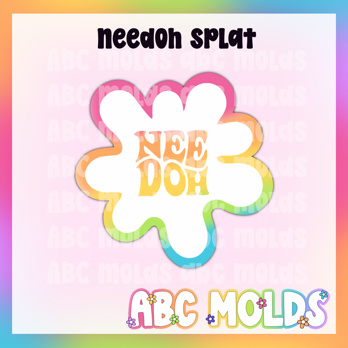 Nee Doh Splat Silicone Freshie Mold