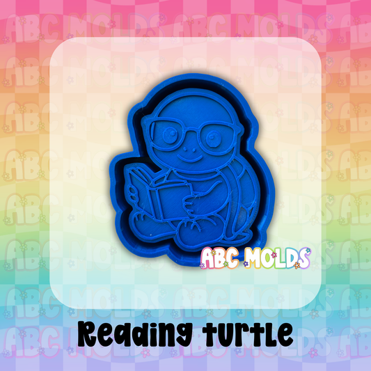 Reading Turtle Silicone Mold