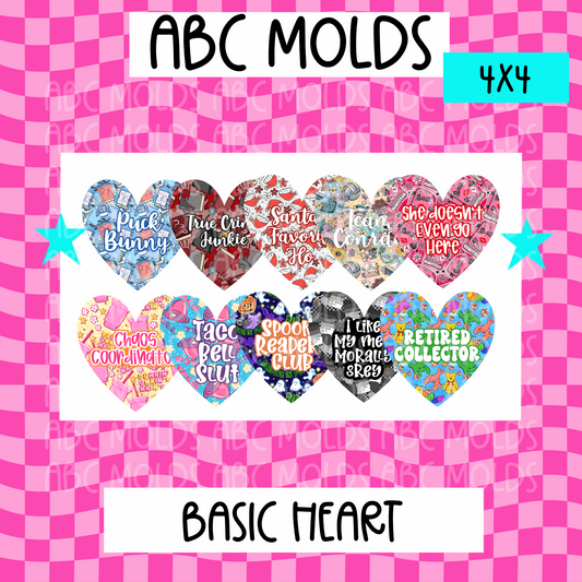 ABC basic heart Bundle - digital Download