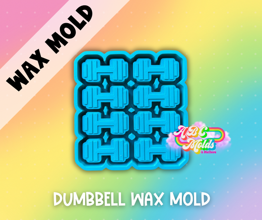 Dumbbell Bar Wax Multi Cavity  Wax Silicone Mold