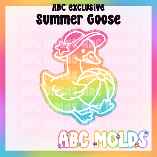 Summer goose Silicone Freshie Freshie Mold
