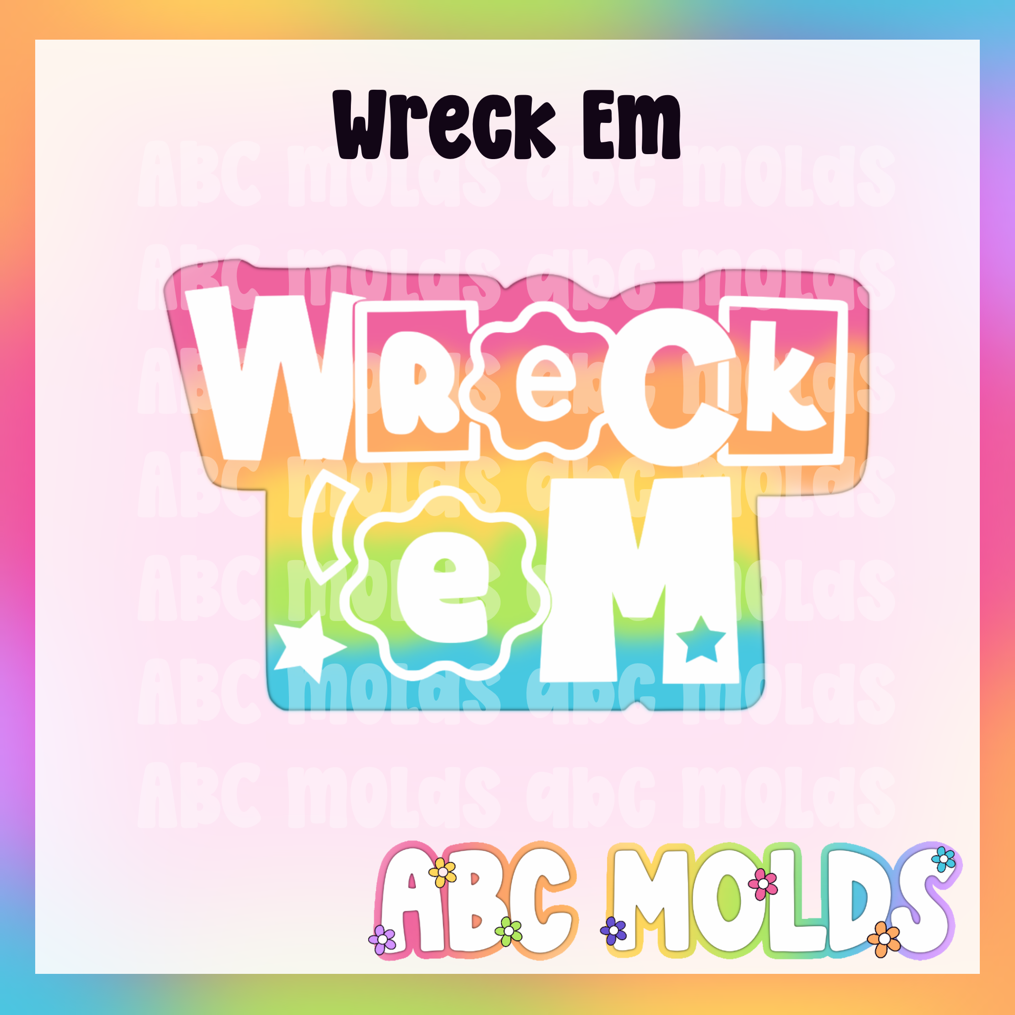 Wreck Em Silicone Freshie Mold – ABC MOLDS LLC