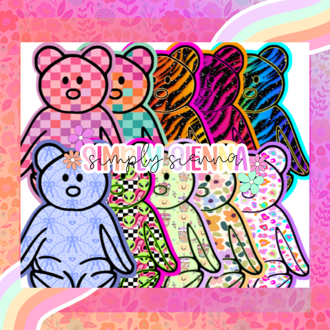Beanie Baby Cardstock -  Sold & Shipped By Simply Sienna