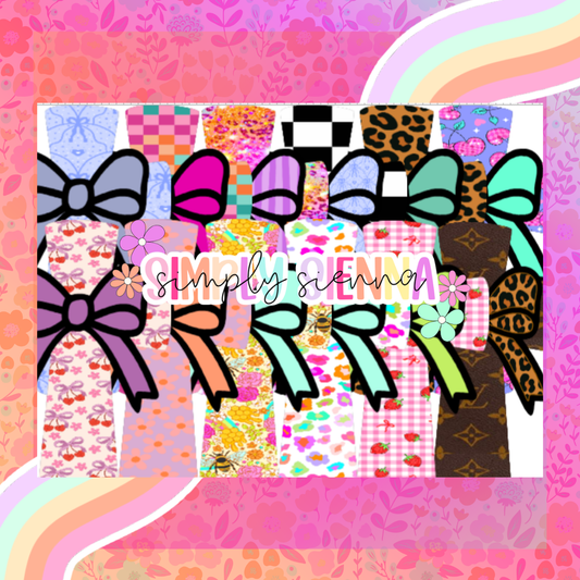 Bow Cross Cardstock -  Sold & Shipped By Simply Sienna