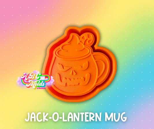 Jack-o-lantern Mug Silicone Mold