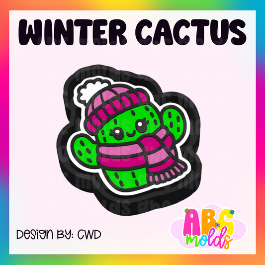 Winter Cactus - Silicone Freshie Mold