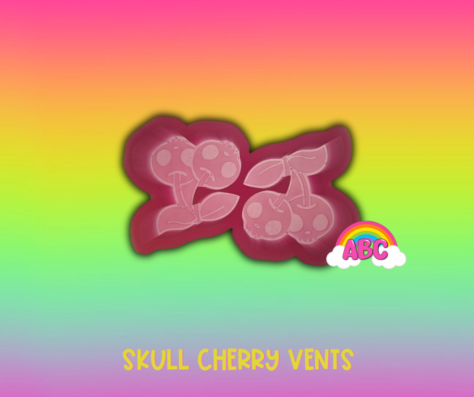 Skull Cherry Vents Silicone Mold