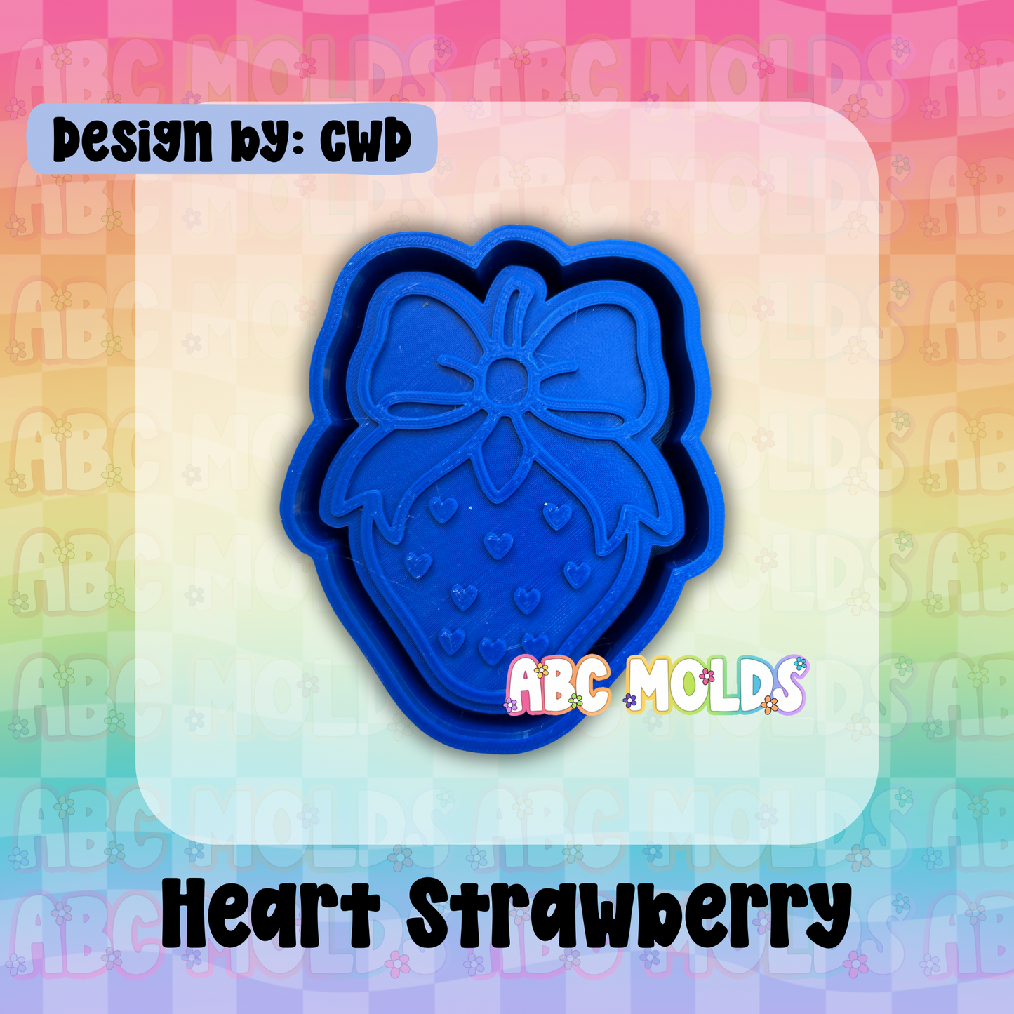 Heart Strawberry Silicone Mold