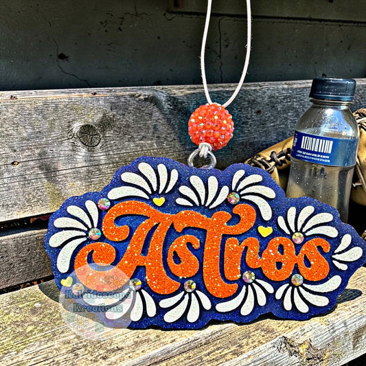 Talavera Astros Silicone Freshie Mold