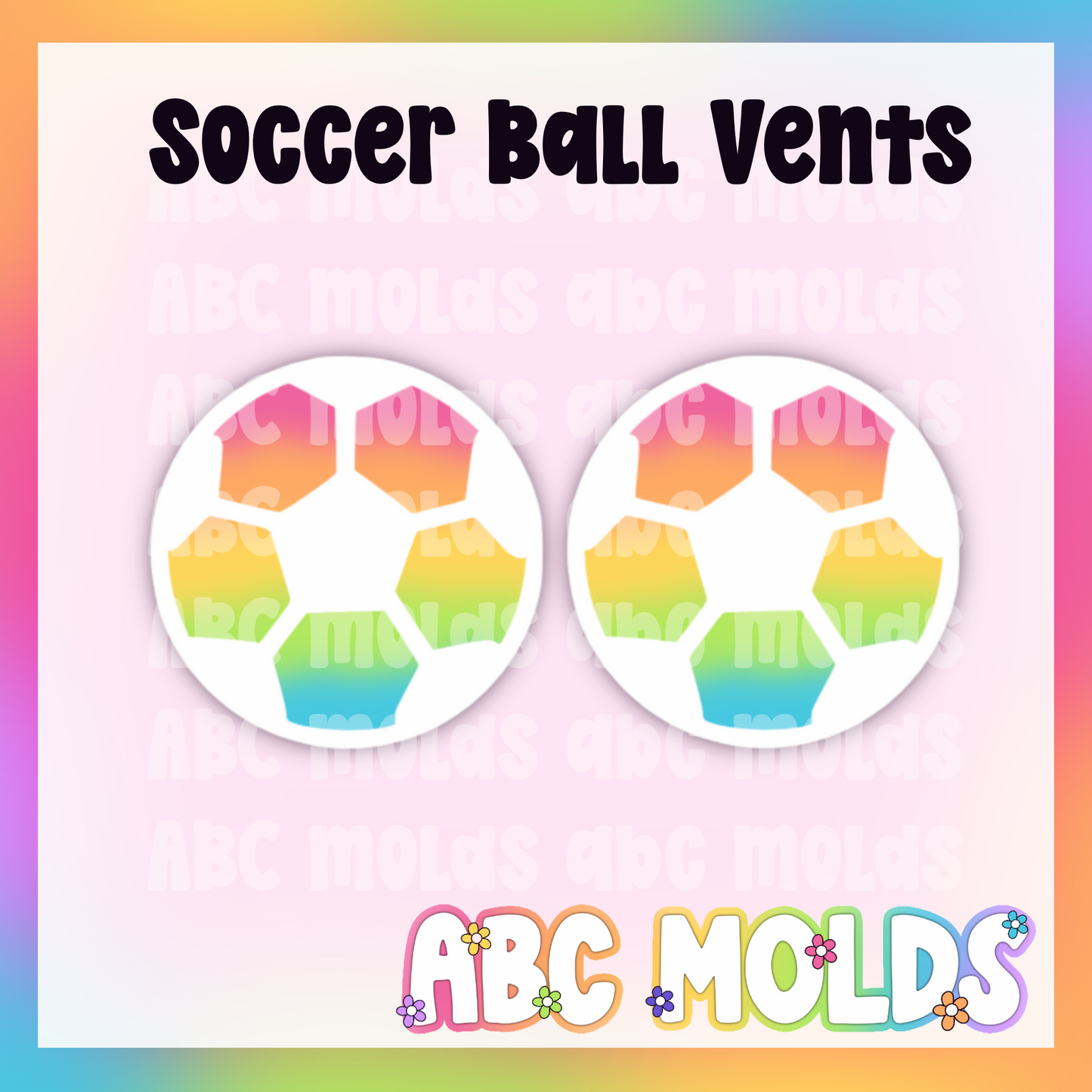 Soccer ball vents Silicone Mold