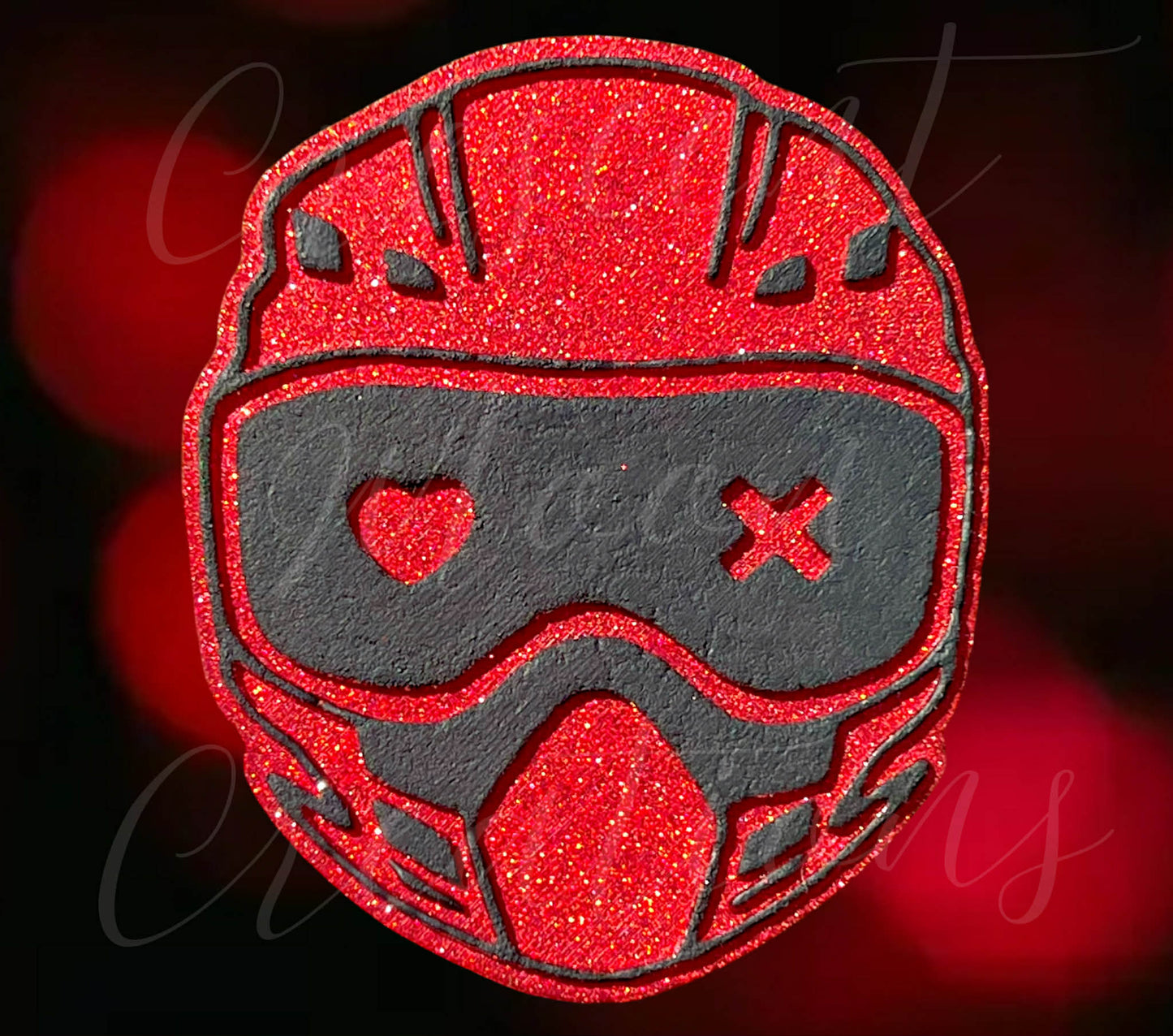 Helmet Mask Silicone Freshie Mold