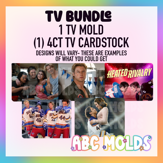 TV Mold & Cardstock Bundle
