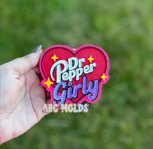 Dr Pepper Girly Silicone Mold
