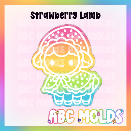 Strawberry Lamb Silicone Mold
