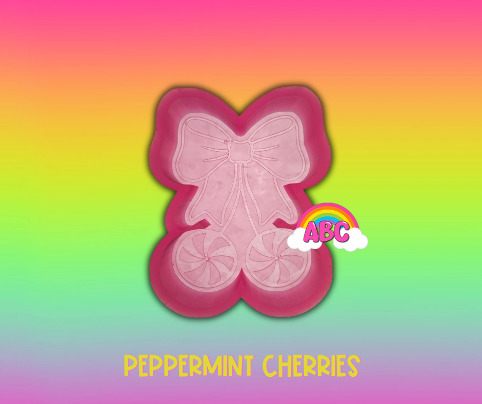 Peppermint Cherries silicone mold