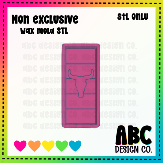 Bull Snapbar WAX Mold STL - digital download