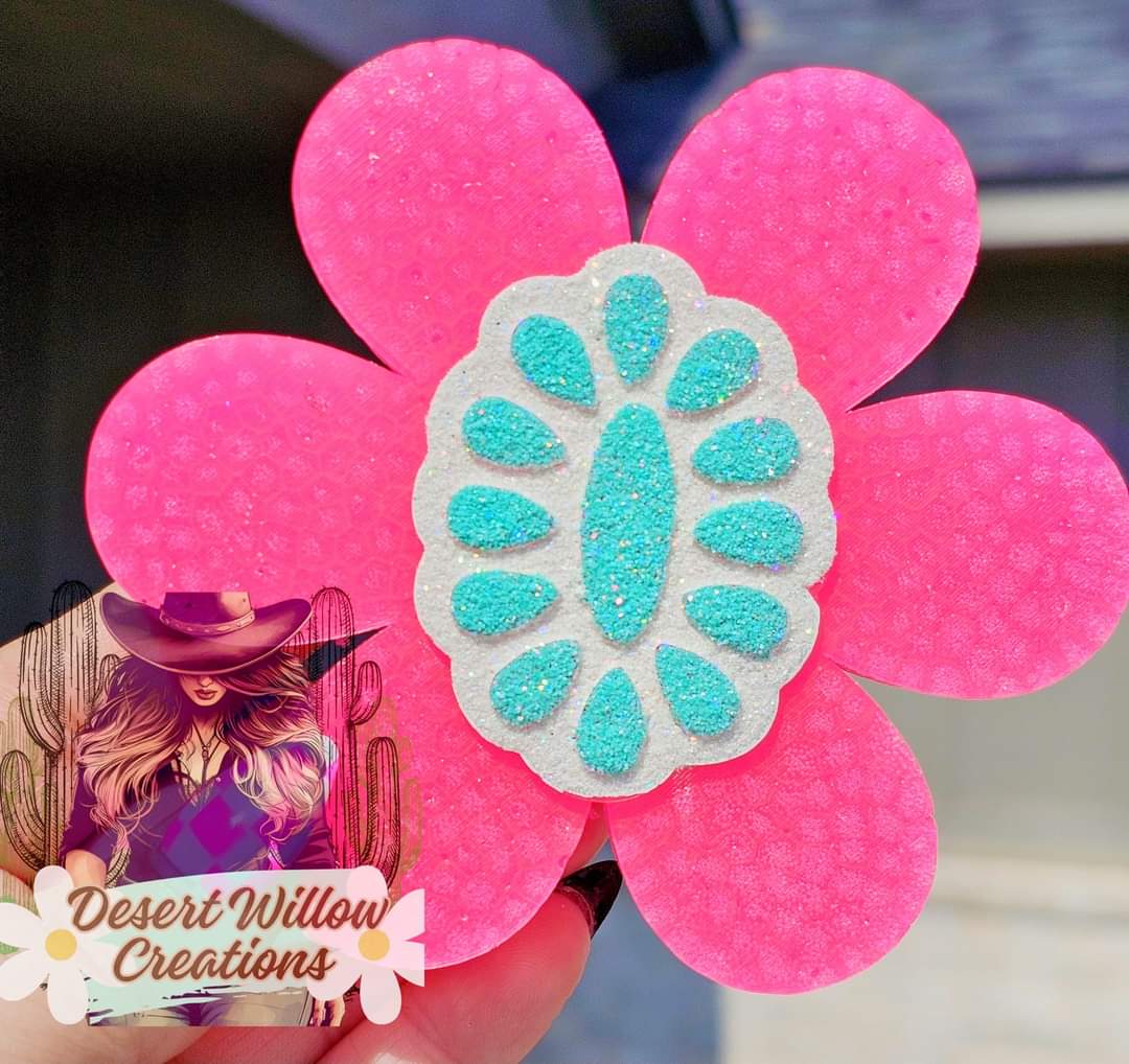 Concho Daisy Silicone Mold