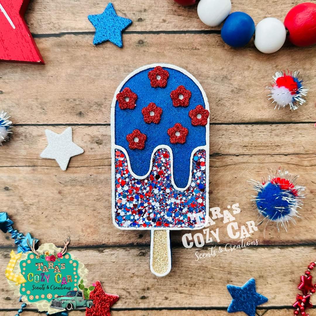 Floral Popsicle silicone mold