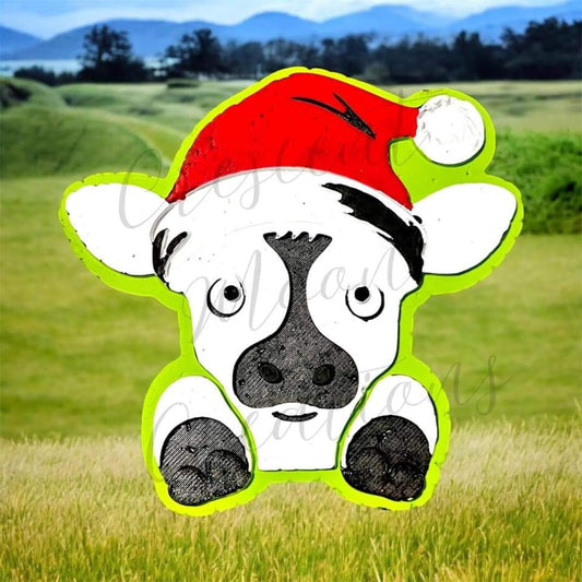 Christmas Baby Cow Silicone Mold