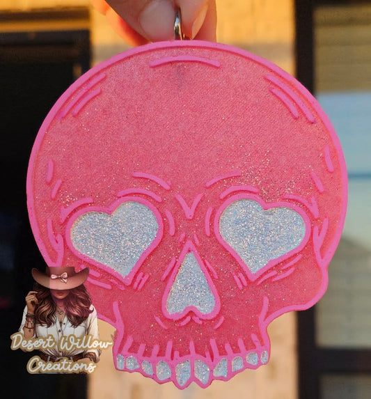 Heart Eye Skull Silicone Mold