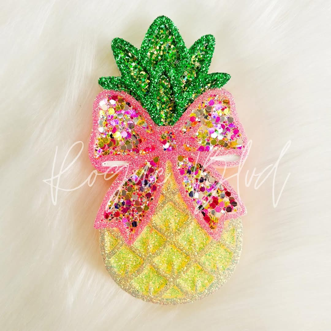 Bow Pineapple Silicone Mold