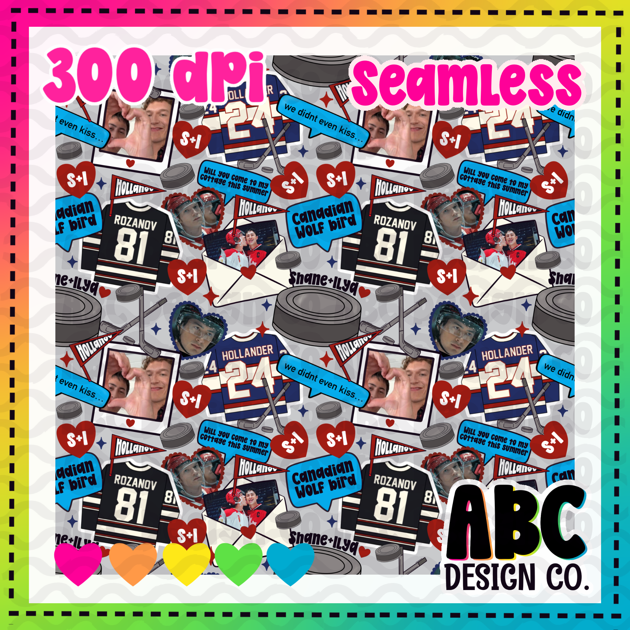 Heated Rivalry Seamless – ABC MOLDS LLC