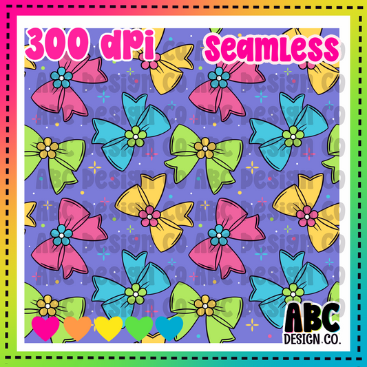 Flower Bows Seamless