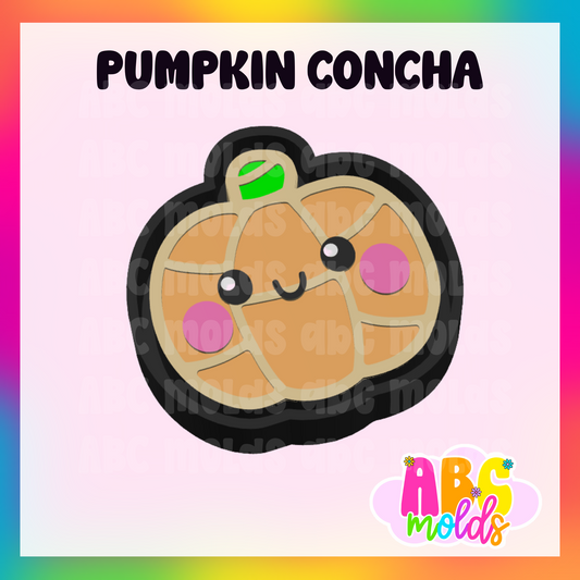 Concha Pumpkin Silicone Freshie Mold