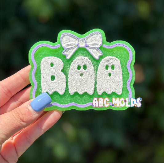 Boo frame silicone freshie mold