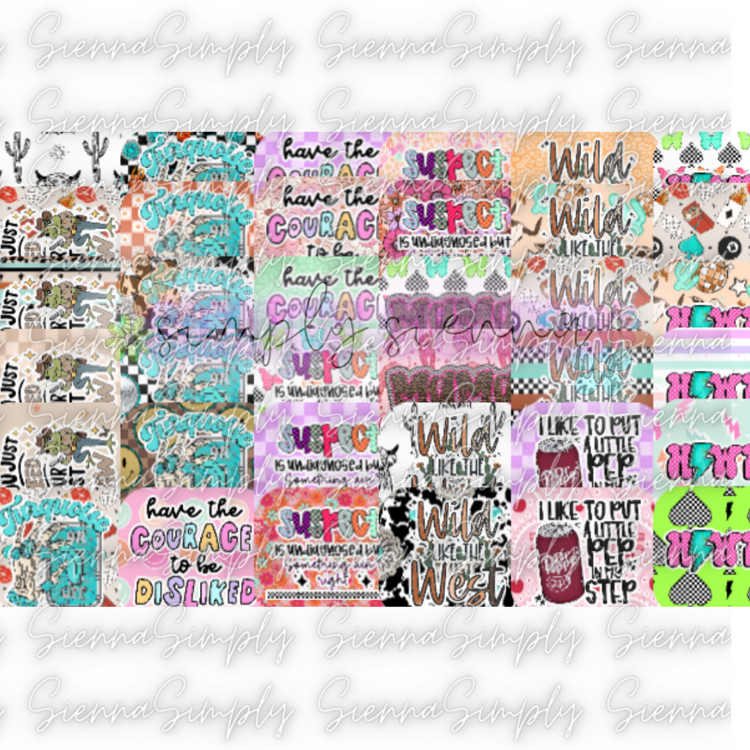 Western Frame Cardstock -  Sold & Shipped By Simply Sienna