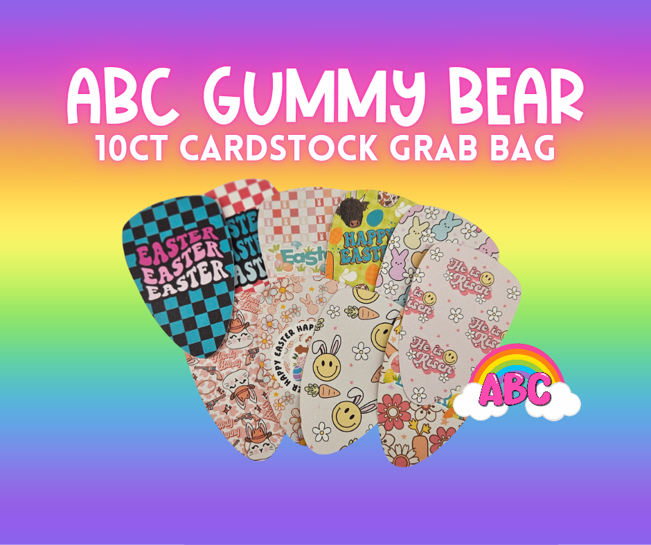 ABC Carrot Cardstock Grab Bag 10ct