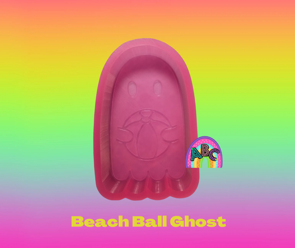 Beach Ball Ghost silicone mold