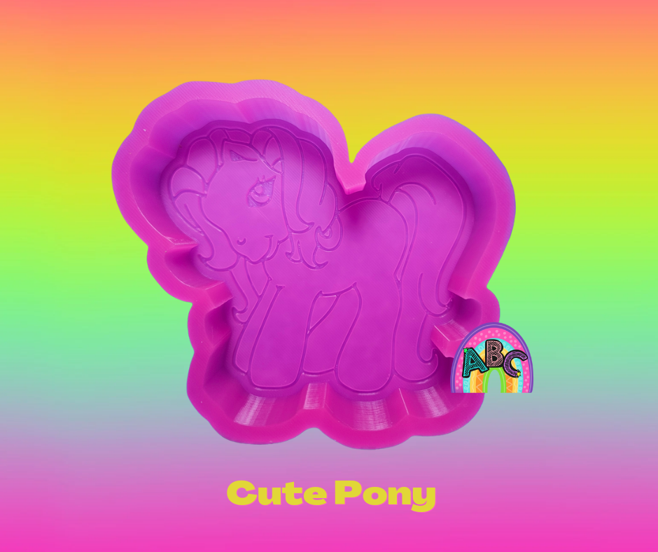 Pony silicone mold