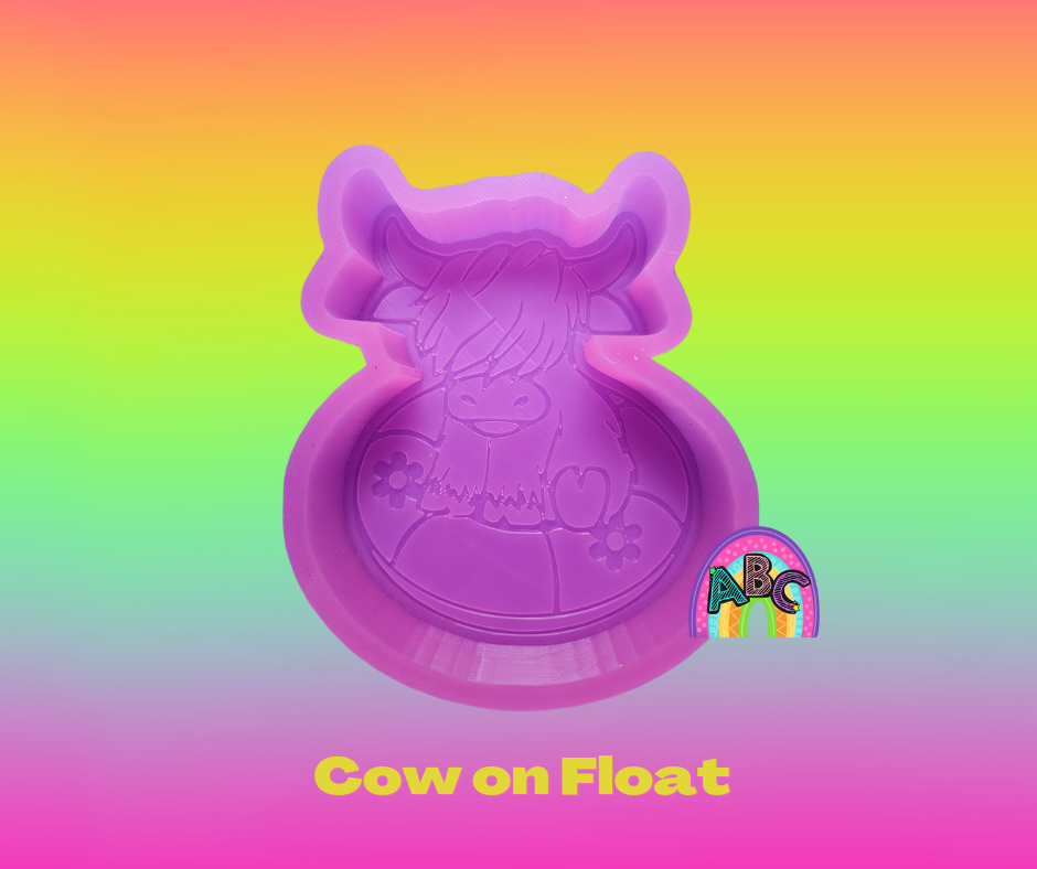 Cow on Float Silicone Mold