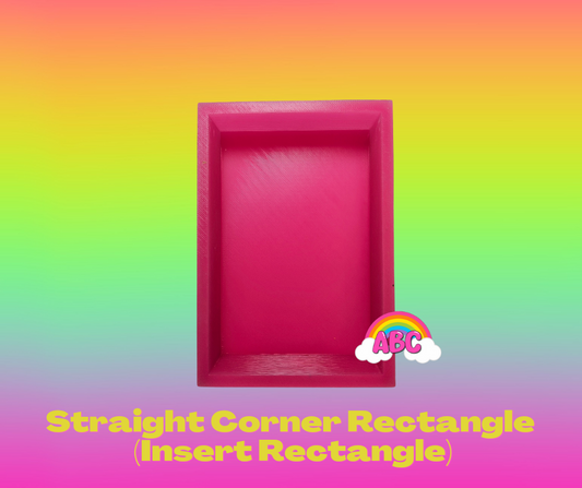 Straight Corner Rectangle (insert Rectangle) silicone mold