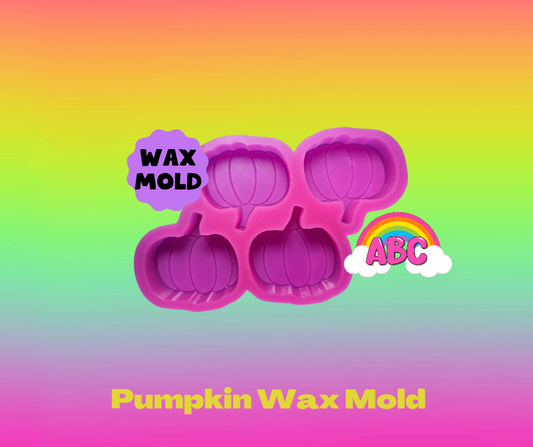 4 Cavity Pumpkin Wax Mold