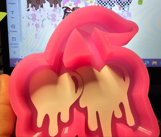 Drip Heart Cherries Cardstock -  Sold & Shipped By Simply Sienna