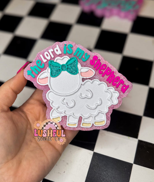 The Lord is my shepherd Lamb Silicone Freshie Mold
