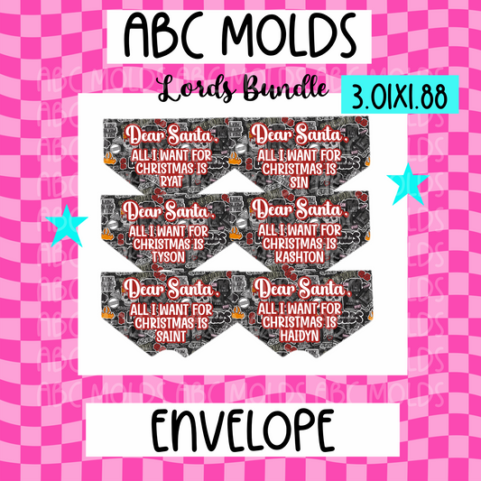 ABC Envelope lords Bundle - digital Download