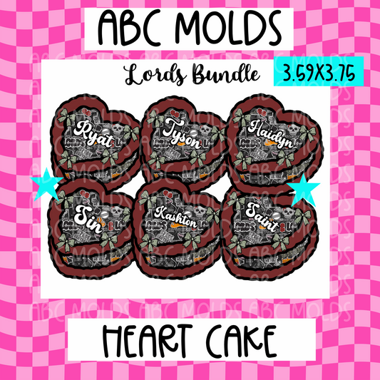 ABC heart cake lords Bundle - digital Download