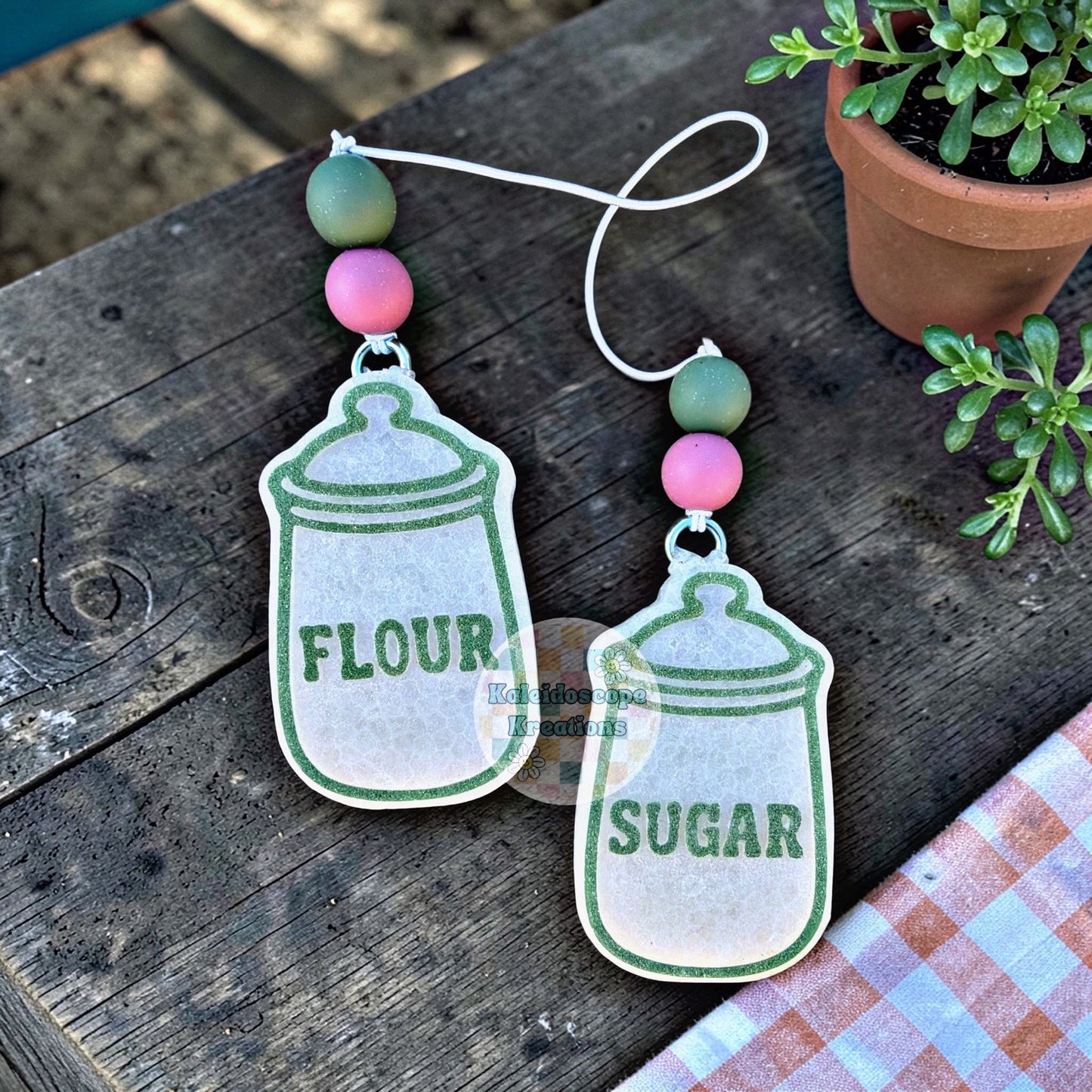 Flour & Sugar Canister Vents Silicone Freshie Mold