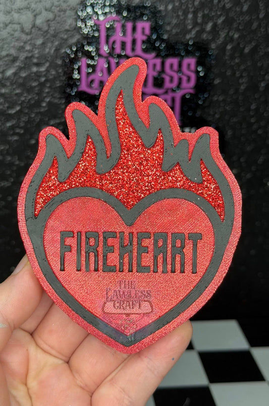 Fireheart Silicone Freshie Mold
