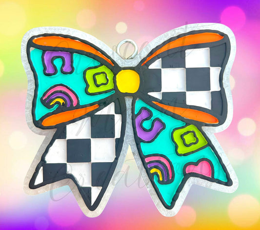 Lucky Charms Bow Silicone Freshie Mold