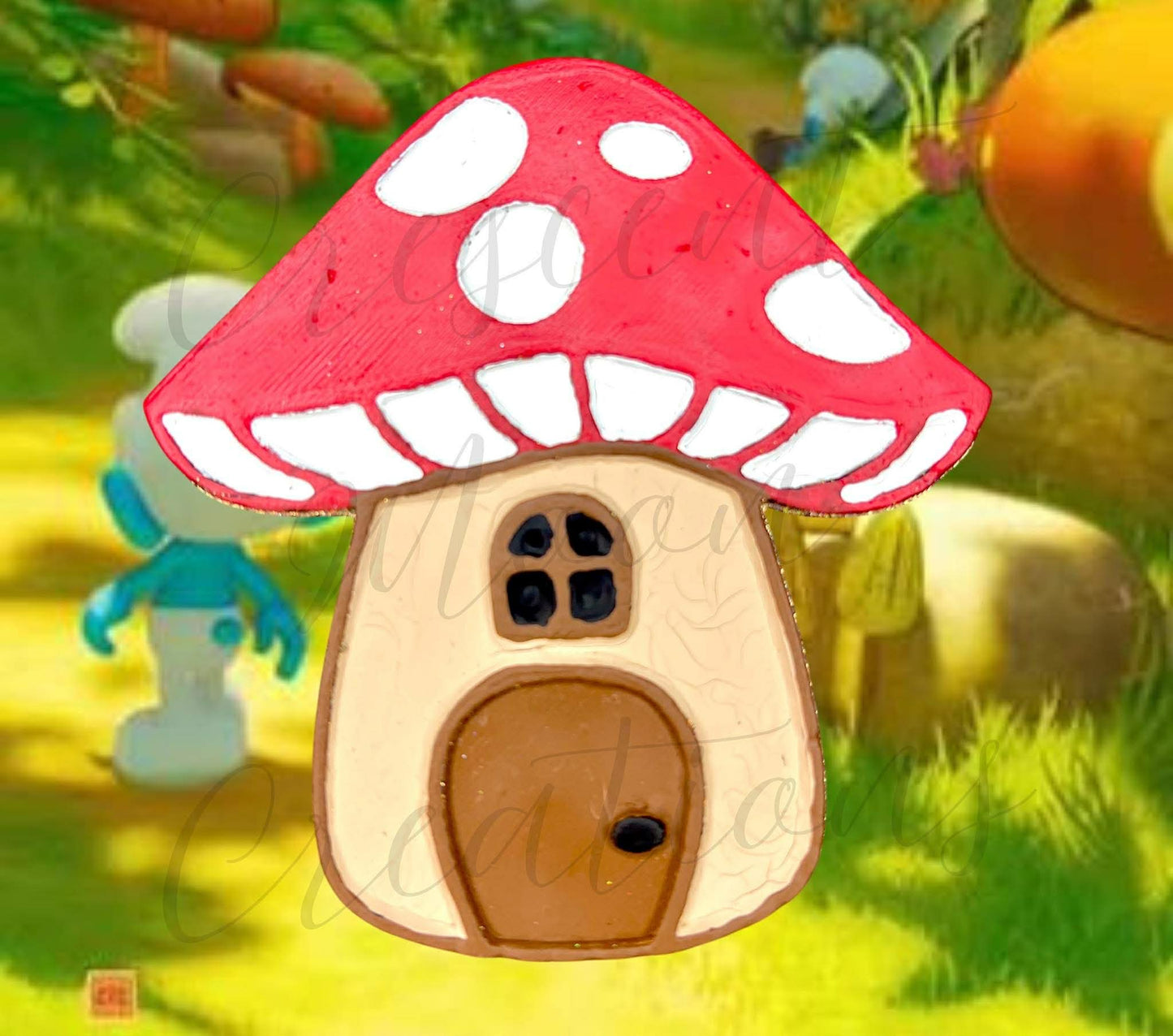Mushroom House Silicone Freshie Mold