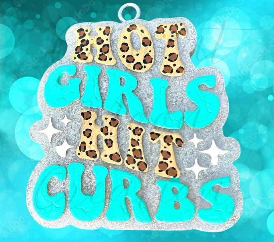 Hot Girls Hit Curbs Silicone Freshie Mold