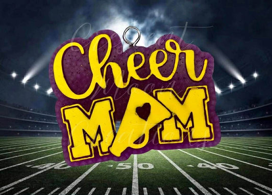 Cheer Mom Silicone Freshie Mold